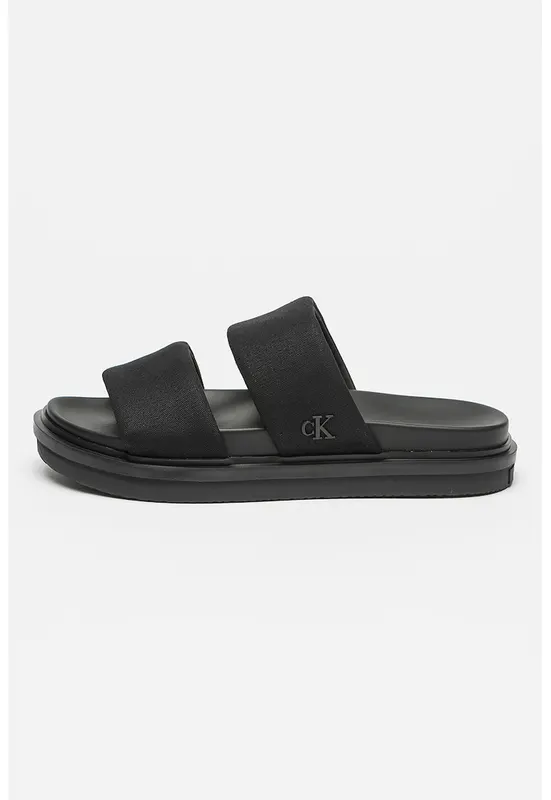 Papuci cu platforma - Negru