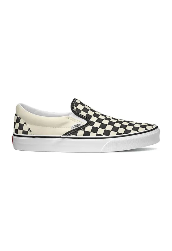 slip-on Classic 6546130 - Negru/Alb murdar