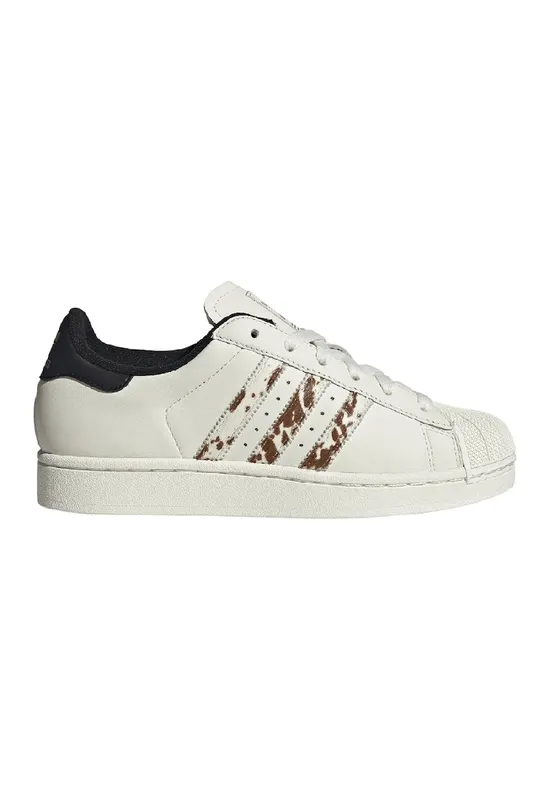 Pantofi sport din piele Superstar II - Alb murdar