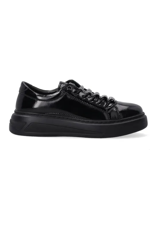 Pantofi sport lacuiti cu varful rotund