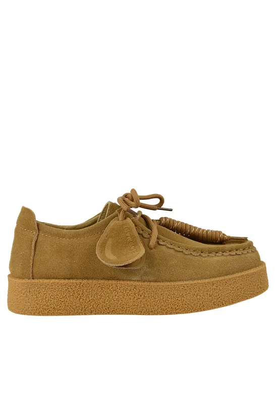 Tenisi casual - dama - T003 bej - piele nabuc - Bej