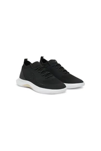 Pantofi sport barbati - C0P8023 - Textil - Negru - Negru