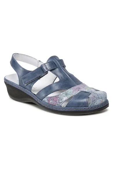 Sandale dama - 720140 - Piele naturala - Bleumarin