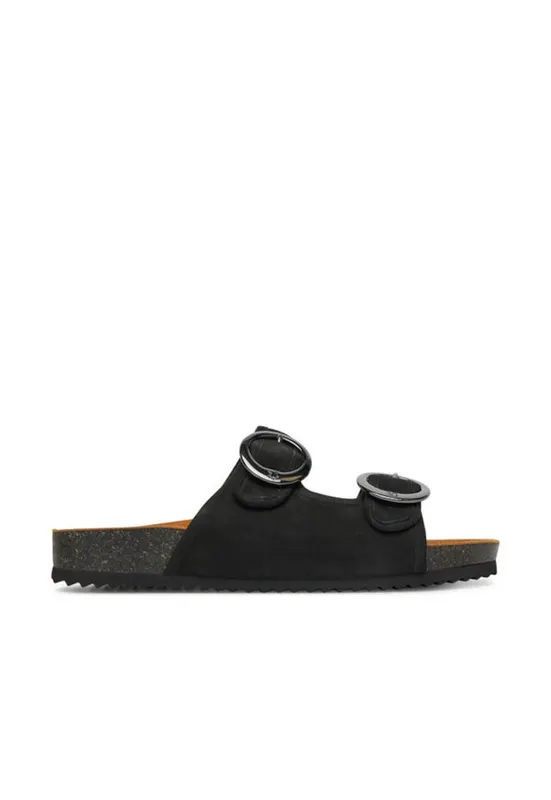 Slapi dama - 9-27403-44 - Piele naturala - 38 EU - Negru