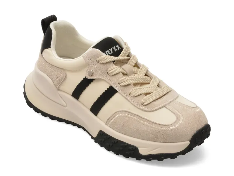 Pantofi sport bej, 993, din material textil