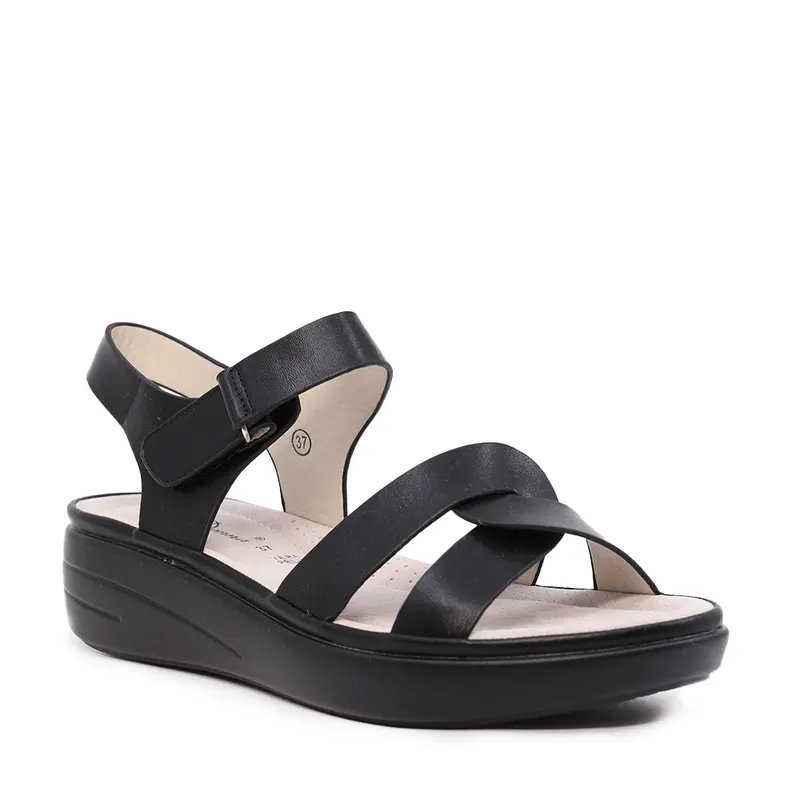 Sandale ușoare femei Solo Donna negre 1169DS2610N — imaginea 2