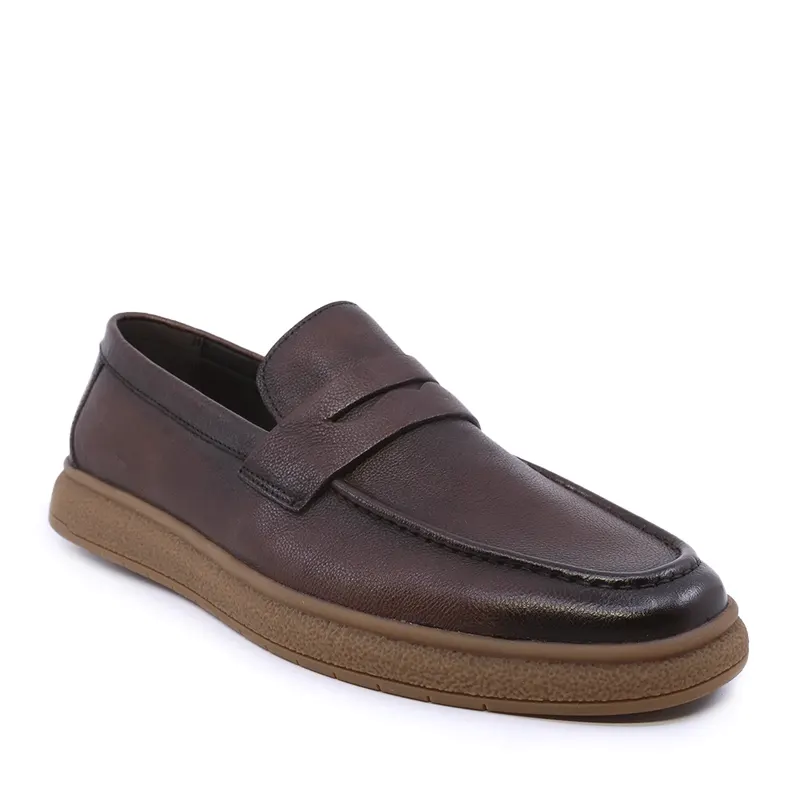 Mocasini bărbați Enzo Bertini maro din piele 1781BM5100M — imaginea 2