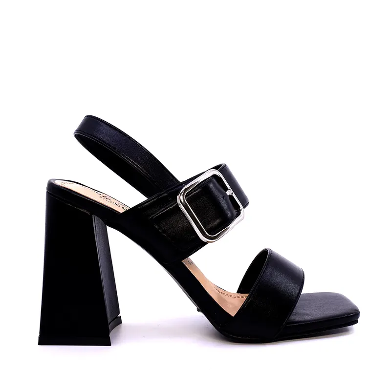 Sandale femei Solo Donna negre cu toc înalt 2547DS8531N
