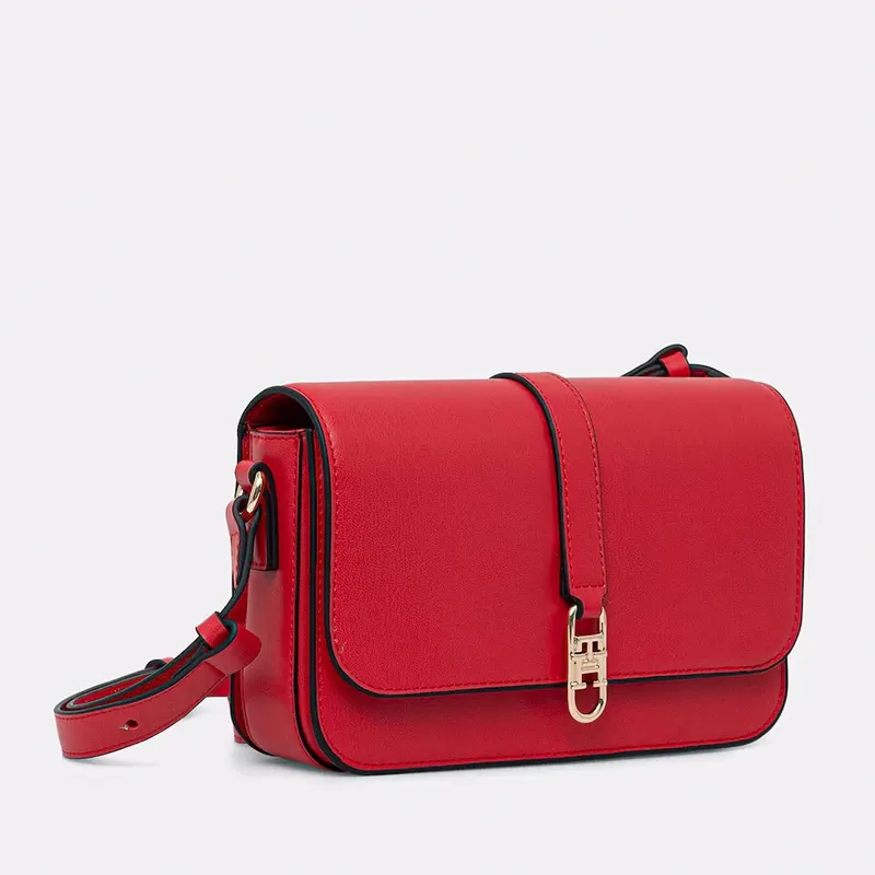 Poșetă crossbody femei Tommy Hilfiger roșie 3421poss7723r — imaginea 2