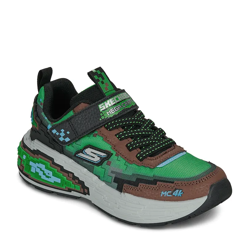 Pantofi sport băieți Skechers Mega Craft 4K verzi 1961MP402160LV — imaginea 2