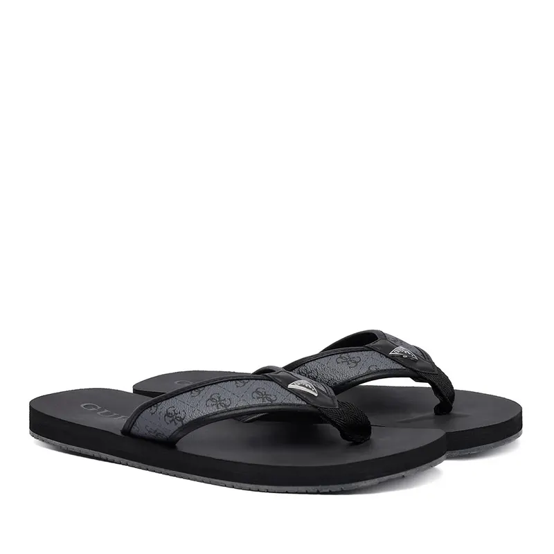 Papuci plaja barbati Guess Dingle negri 92ebslfmjdinfal21n — imaginea 2