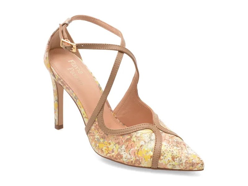 Pantofi eleganti FLAVIA PASSINI multicolor, 1195874, din piele naturala