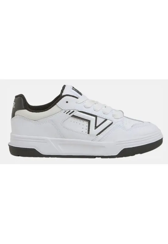 Pantofi sport barbati alb/negru - sintetic - talpa confortabila
