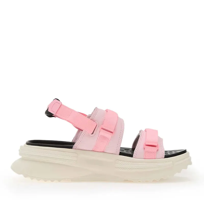 Sandale femei Converse RUN STAR UTILITY SANDAL CX roz din piele și textil 2949DS15096RO