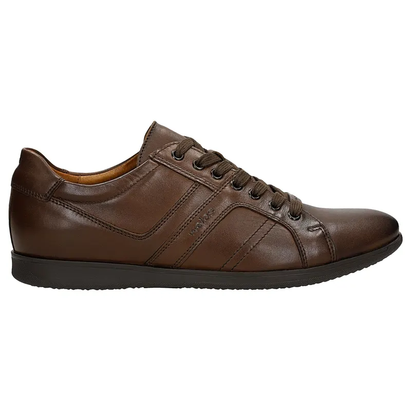 Sneakers bărbătești din piele, maro