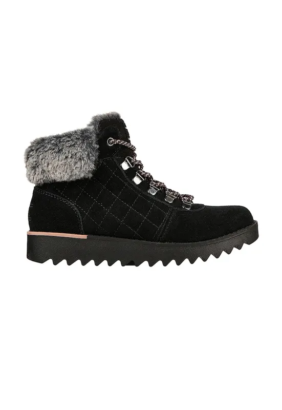 Ghete de piele intoarsa Mountain Kiss - Frontier Frenzy - Negru/Gri