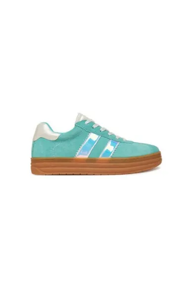 Pantofi sport dama - 7926033 - Piele naturala - Turcoaz