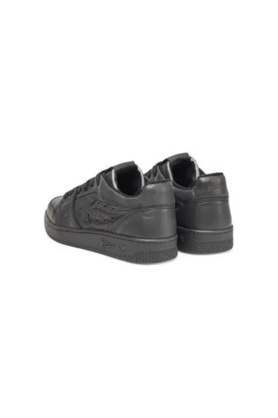 Pantofi sport barbati - BG4001 PX496 - Piele naturala - Negru