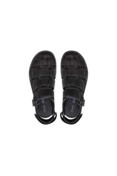 Sandale barbati 26176899 - Piele naturala - Negru - Negru