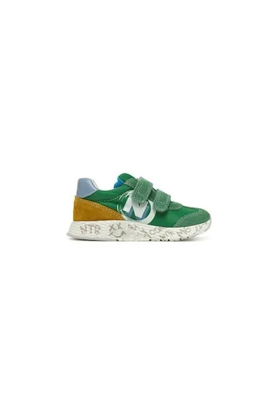 Pantofi sport pentru baieti NATURINO JESKO 2 VL. - Piele naturala - Verde