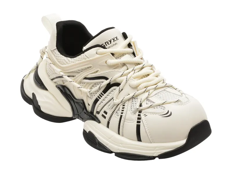 Pantofi sport albi, 2026, din material textil