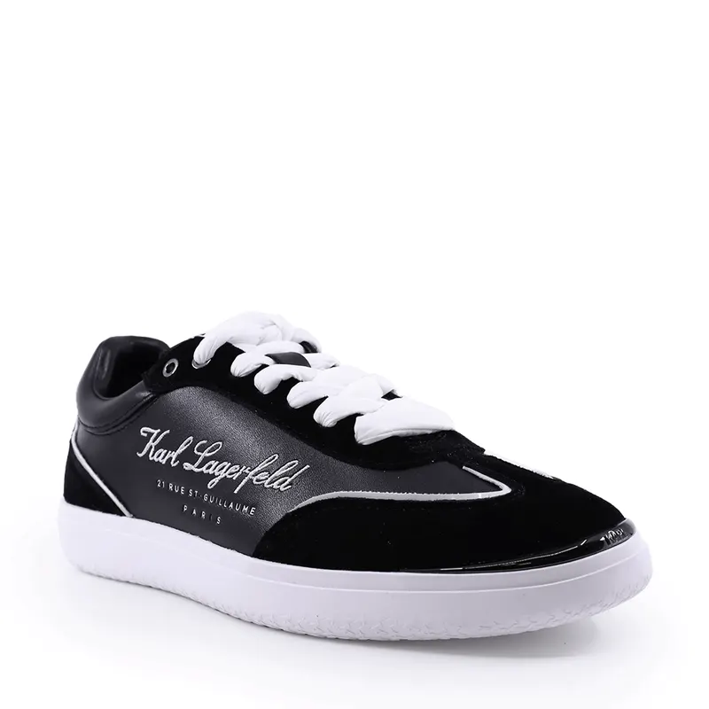 Sneakers Karl Lagerfeld Atlas Hotel Kapri Lo Lace negri din piele 2059DP63822N — imaginea 2