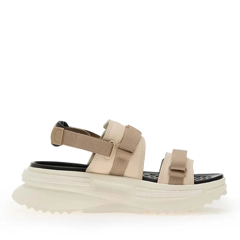 Sandale femei Converse RUN STAR UTILITY SANDAL CX bej din piele și textil 2949DS15096BE