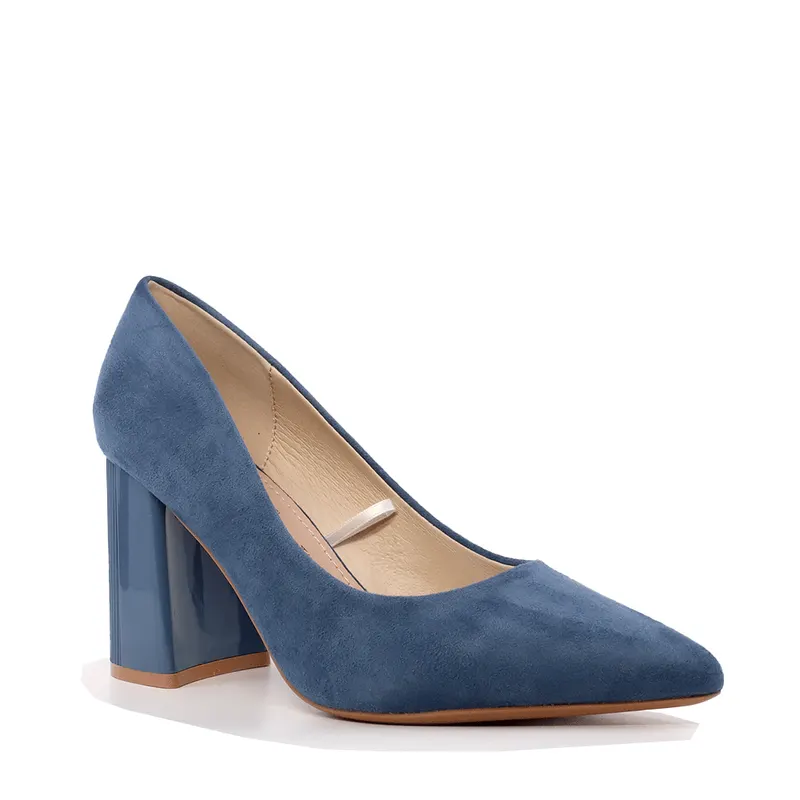 Pantofi cu toc înalt femei Solo Donna bleumarin 1161dp1100vbl — imaginea 2
