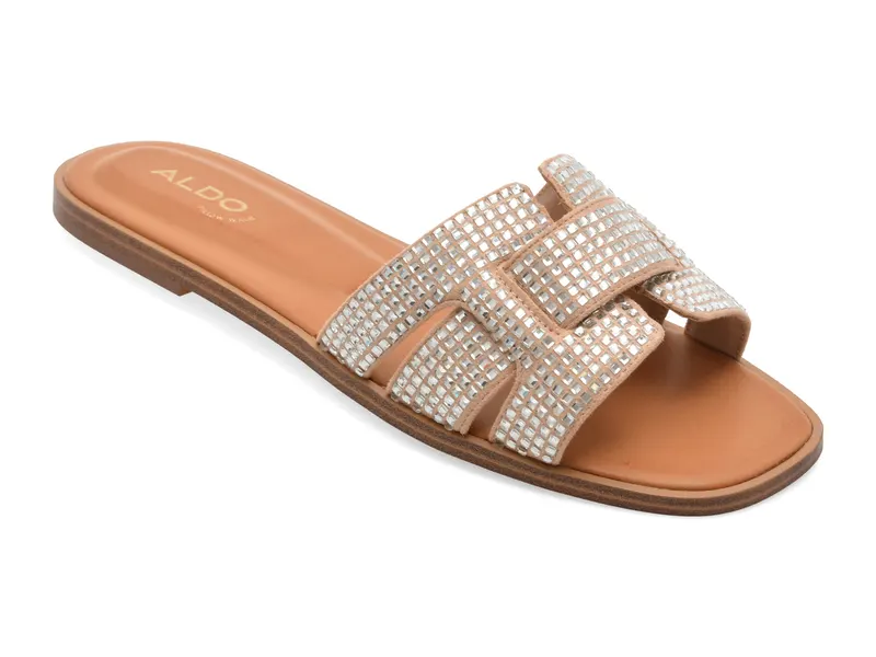 Papuci ALDO nude, ELENAA 270, din material textil
