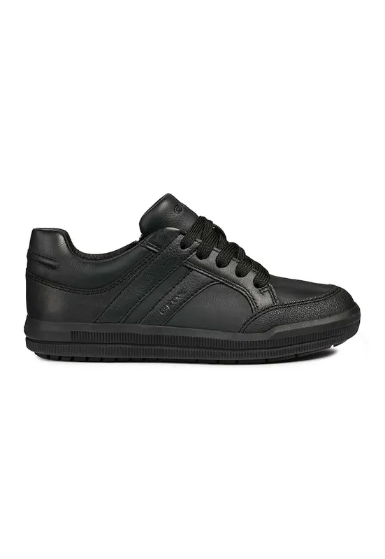 Pantofi sport de piele ecologica cu detalii texturate - Negru