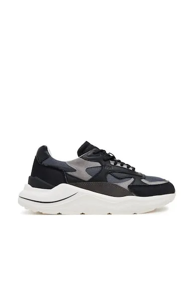 Pantofi sport dama - W421-FG-PU - D A T E - Piele ecologica - Negru