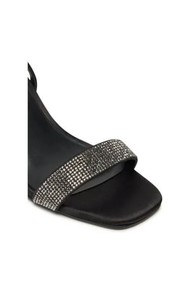 Sandale dama - 15340872 - Piele ecologica - Negru - Negru