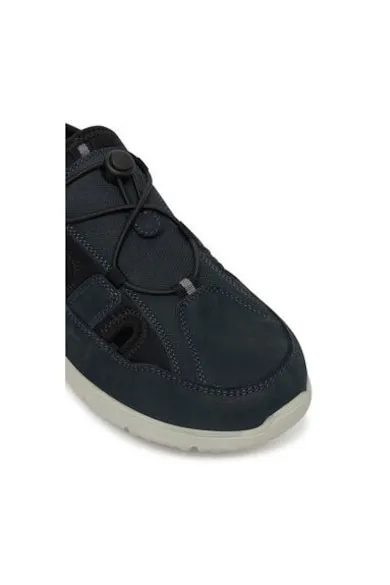 Pantofi sport barbati - 32102 - Piele naturala - Bleumarin