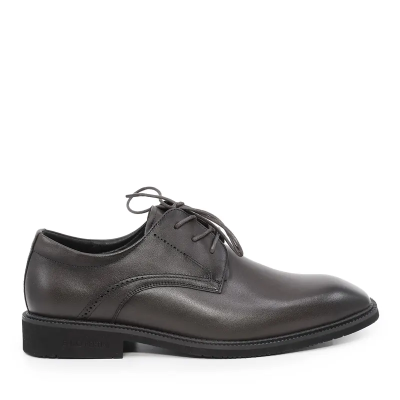 Pantofi derby bărbați Enzo Bertini negri din piele naturală 3660bp742n