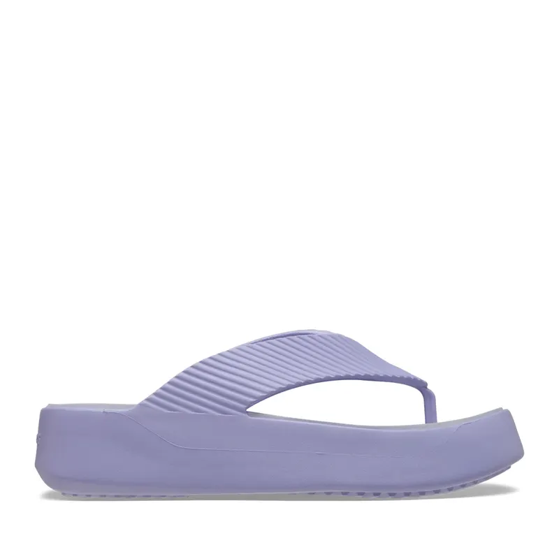 Papuci de plajă femei CROCS Getaway Groove Platform Flip lila 3899DSL210700LI