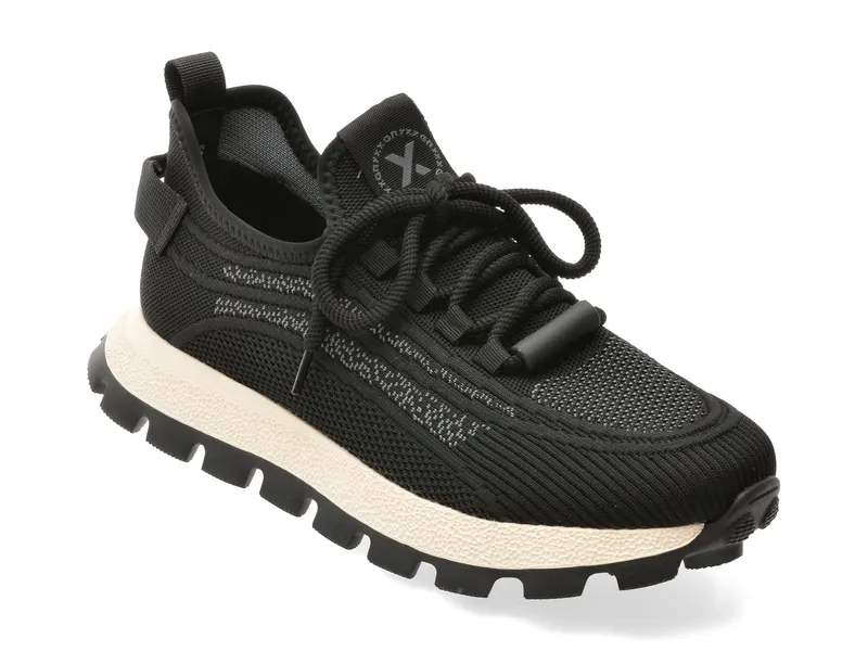 Pantofi sport GRYXX negri, 5212, din material textil