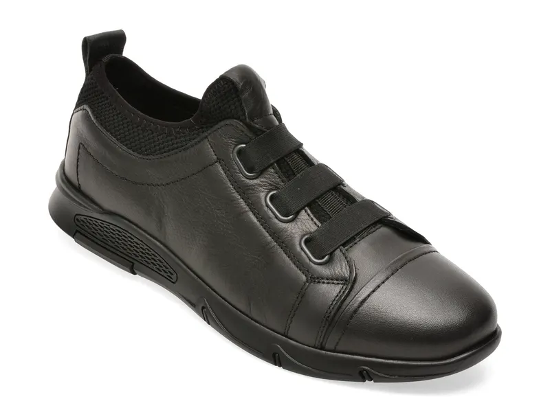 Pantofi sport BITE THE BULLET negri, CASPER 8, din piele naturala
