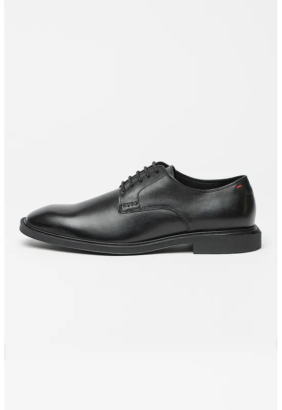 Pantofi derby din piele Gryff - Negru