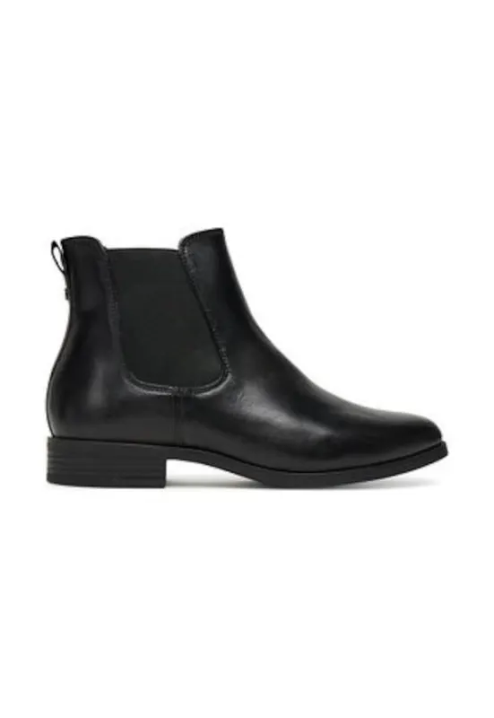 Ghete dama - piele naturala - negre