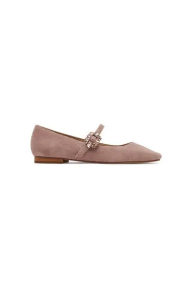 Balerini V250516 - Piele naturala - Roz - Roz