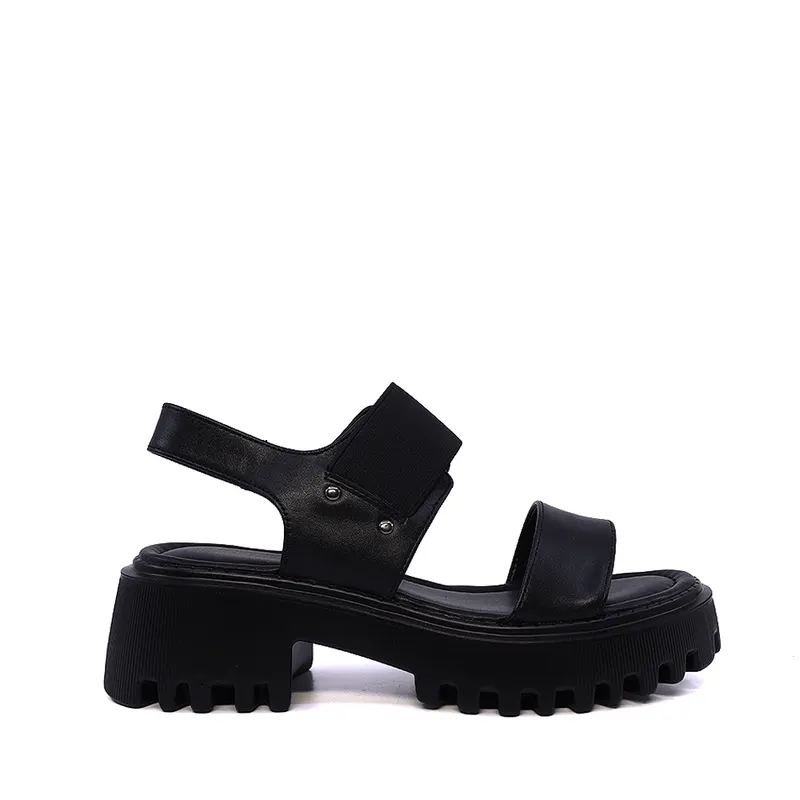 Sandale femei Enzo Bertini negre din piele 1397DS1511N