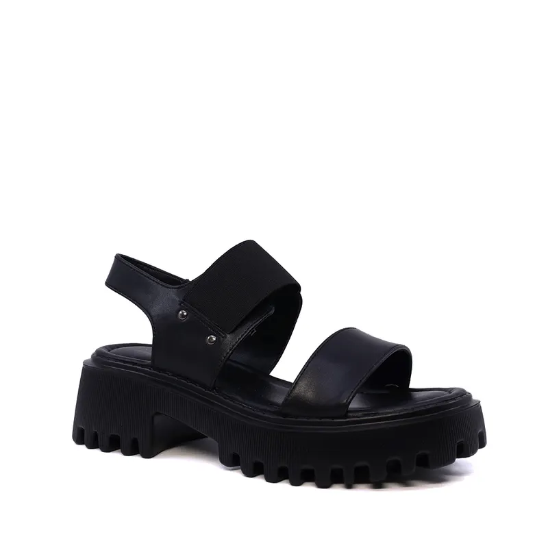 Sandale femei Enzo Bertini negre din piele 1397DS1511N — imaginea 2