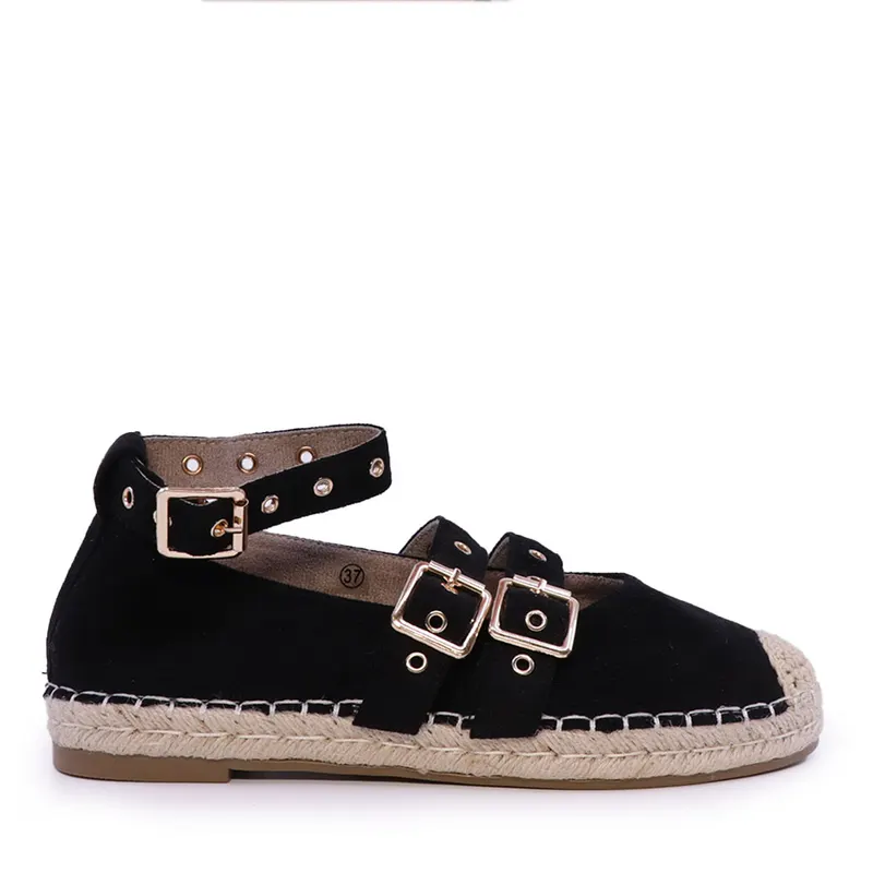 Espadrile femei Solo Donna negre 1169de1300vn