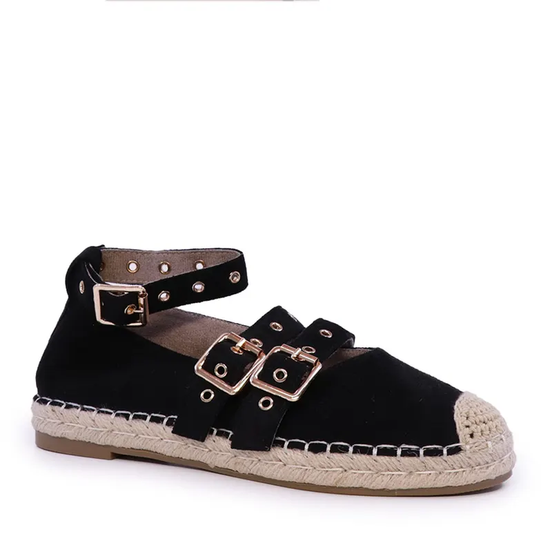 Espadrile femei Solo Donna negre 1169de1300vn — imaginea 2