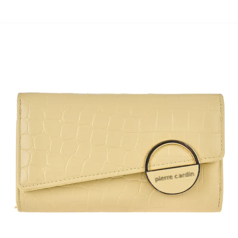 Portmoneu femei Pierre Cardin galben 7DPU35703G