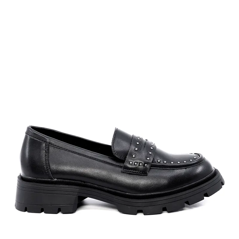 Loafers femei negri din piele 2542DM3211N