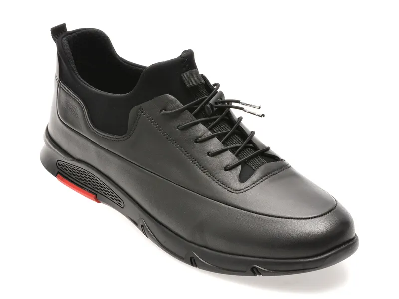 Pantofi sport BITE THE BULLET negri, CASPER 24, din piele naturala