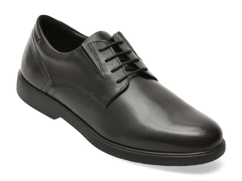 Pantofi eleganti GEOX negri, U65BJB, din piele naturala
