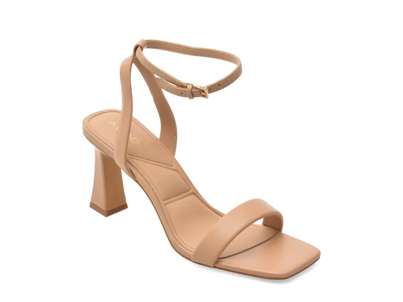 Sandale elegante maro, AUSTORAI 260, din piele ecologica