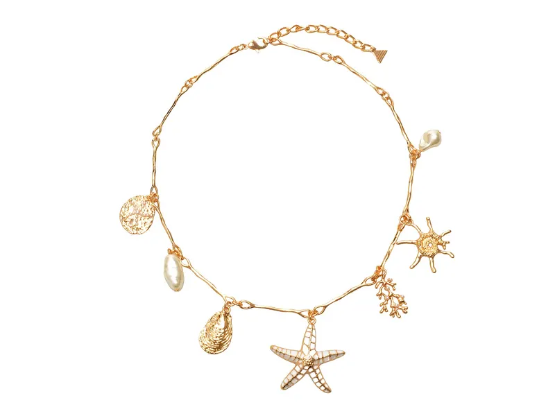 Colier auriu, BEACHTREASURE 102, din metal